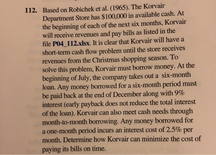  Numbers on current excel might be wrong so start fresh 112.