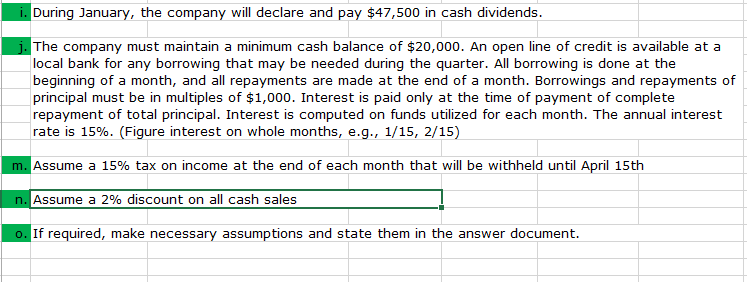Budget Excel Assignment; the UC Outpatient Pharmacy Company, a For Profit department