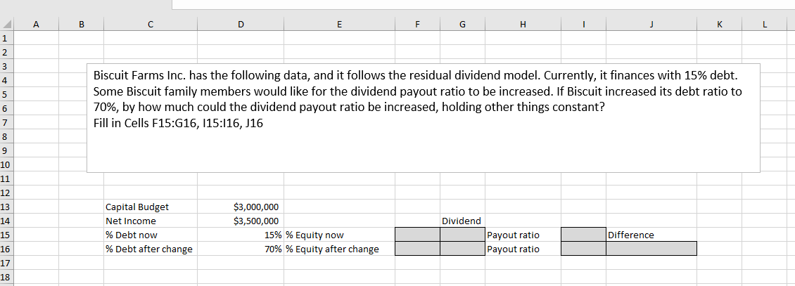 anyone know how to do it in excel B D E F