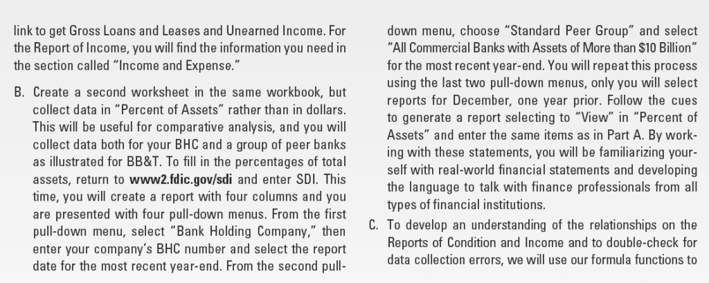FIRST LOOK AT YOUR BHC'S FINANCIAL STATEMENTS In Chapter 5, we focus