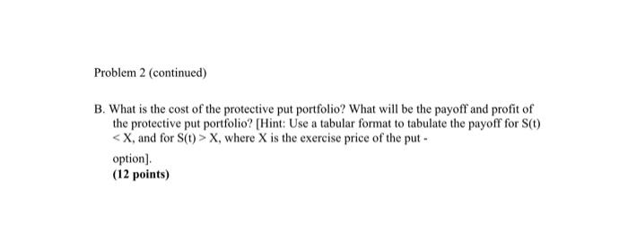 protective put position on the stock XYZ. The stock XYZ is currently