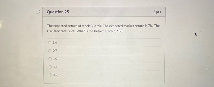 a portfolio, we can eliminate practically all of the portfolio's: (2) diversifiable