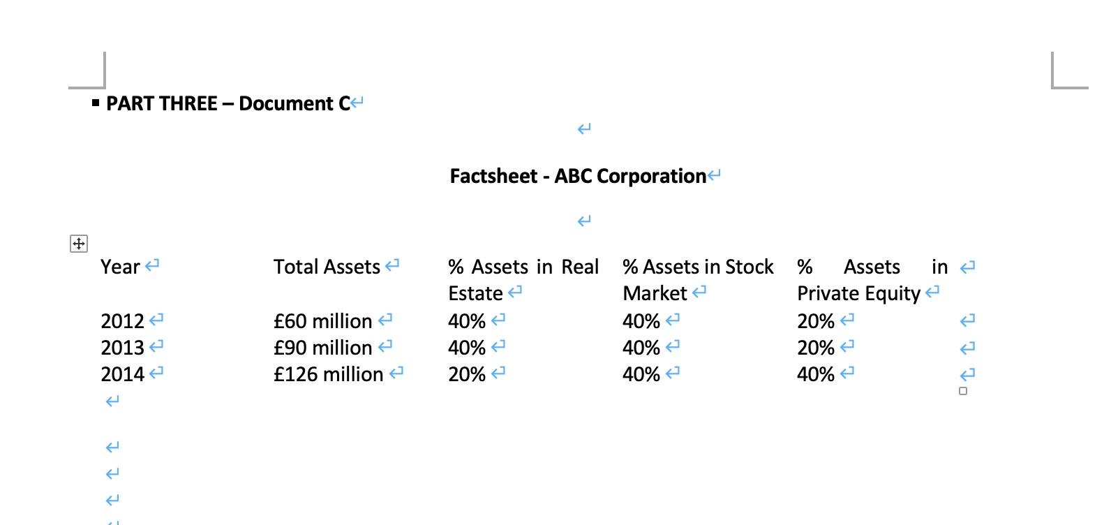  Please read the first attached document, and then please answer the