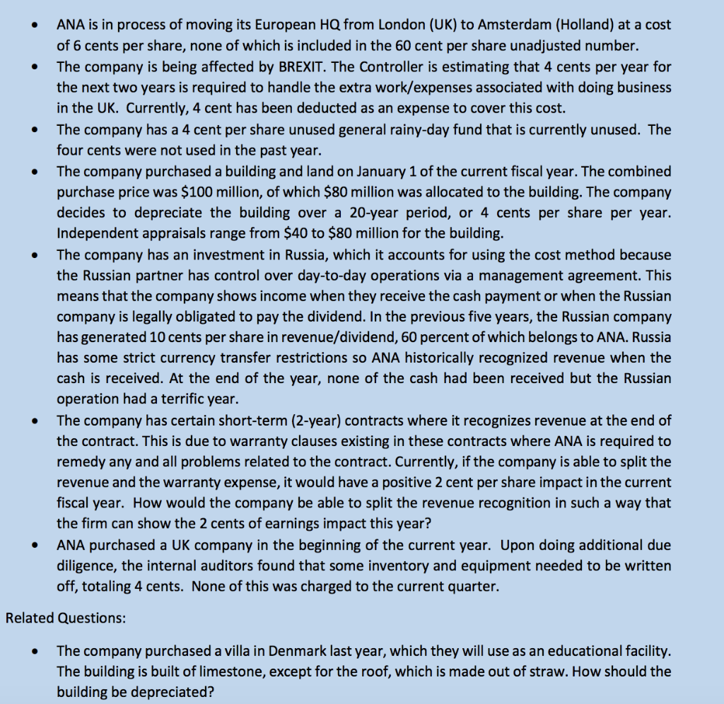 share. EPS = Earnings per share, which is simply income over number