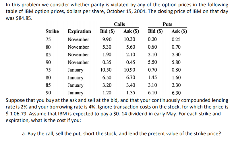  75 In this problem we consider whether parity is violated by