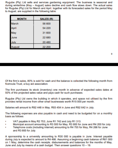 Please use the information in the picture to answer the following questions&