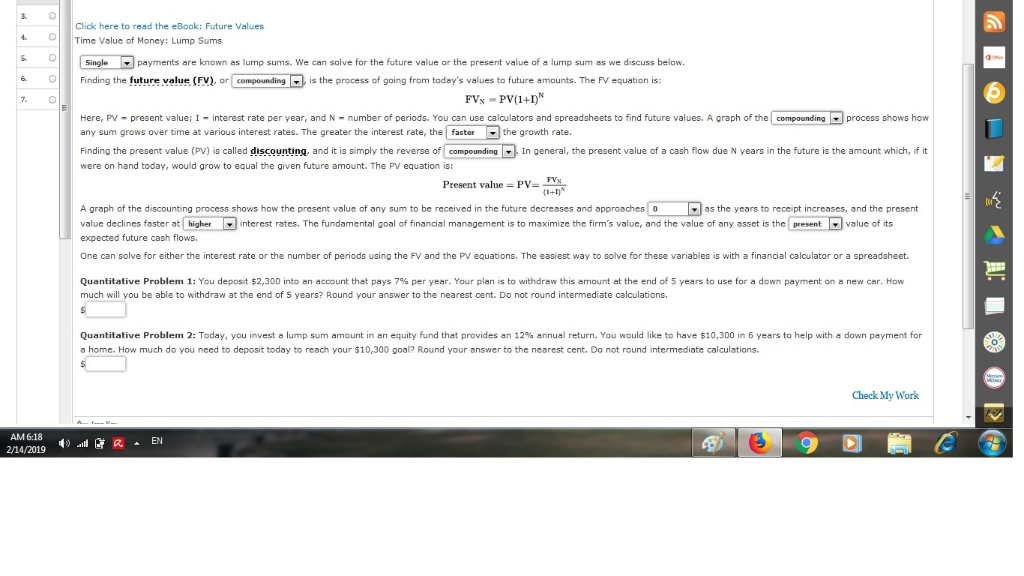  Click here to read the eBook: Future Values Time Value of