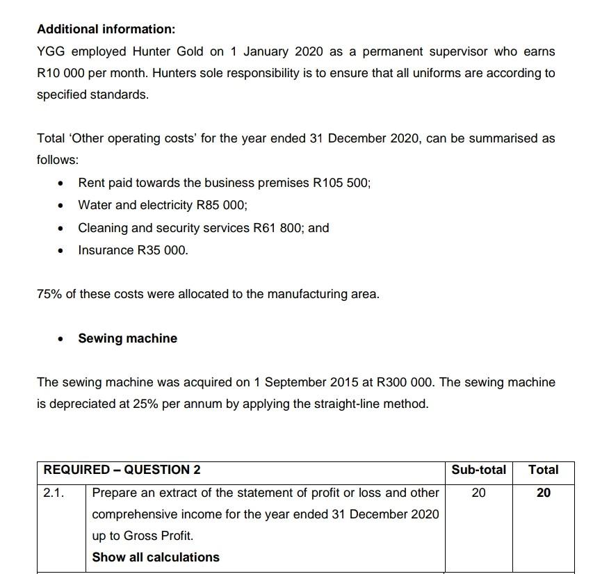 MINUTES) You-Go-Go ("YGG") is a business that officially commenced on 1 March