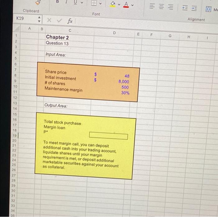 fx A B D E F G H 1 Chapter 2 Question