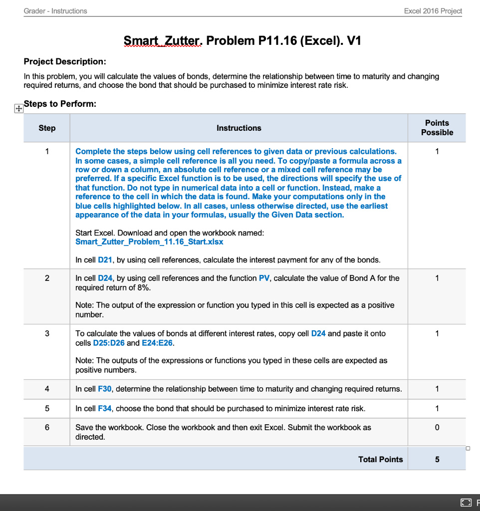 Problem 11.16 1 2 Lynn Parsons is considering investing in either of