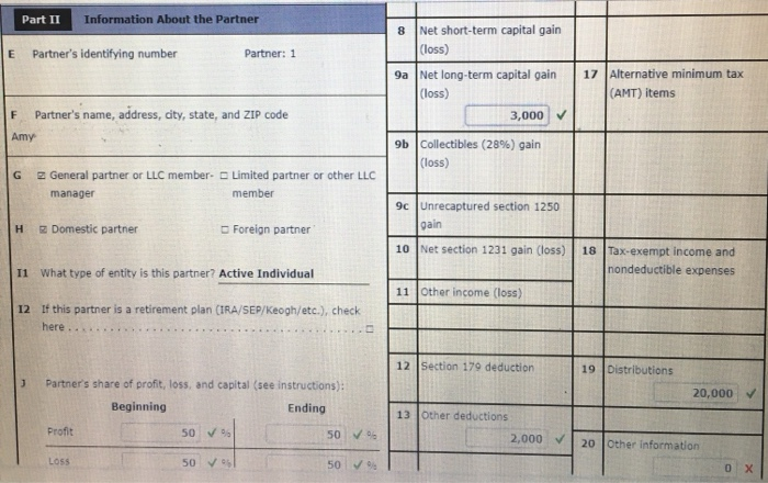 AM Products LLC. Amy is a managing member of the LLC (treated