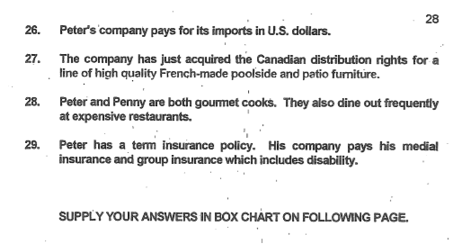 for credit (and other sources) from Peter Puddingproof. You are required to