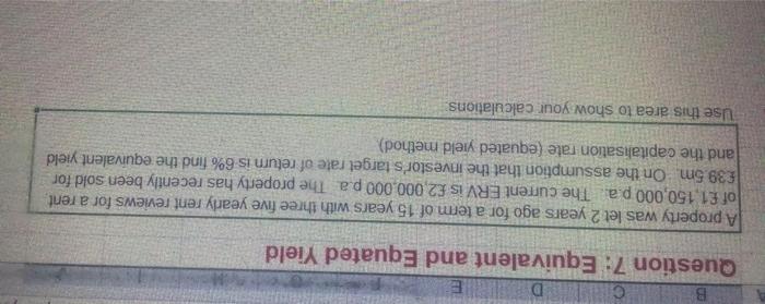  i need this asap its urgent please!! Question 7: Equivalent and