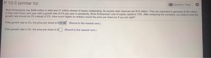  need help with theese three problems someone please help! P 10-5