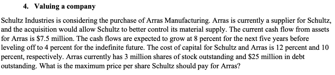 Please solve the problem utilizing Microsoft Excel and showcase the formulas used
