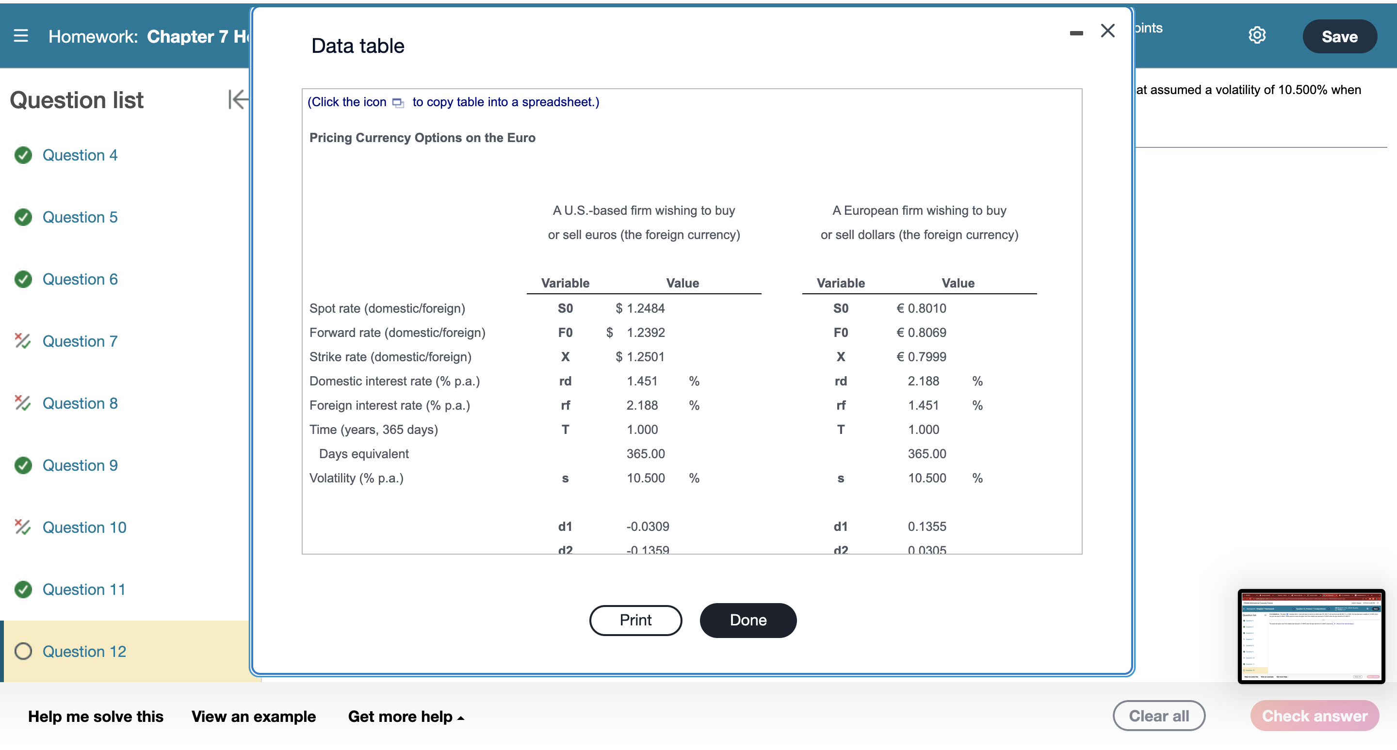  (Click the icon to copy table into a spreadsheet.) Pricing Currency