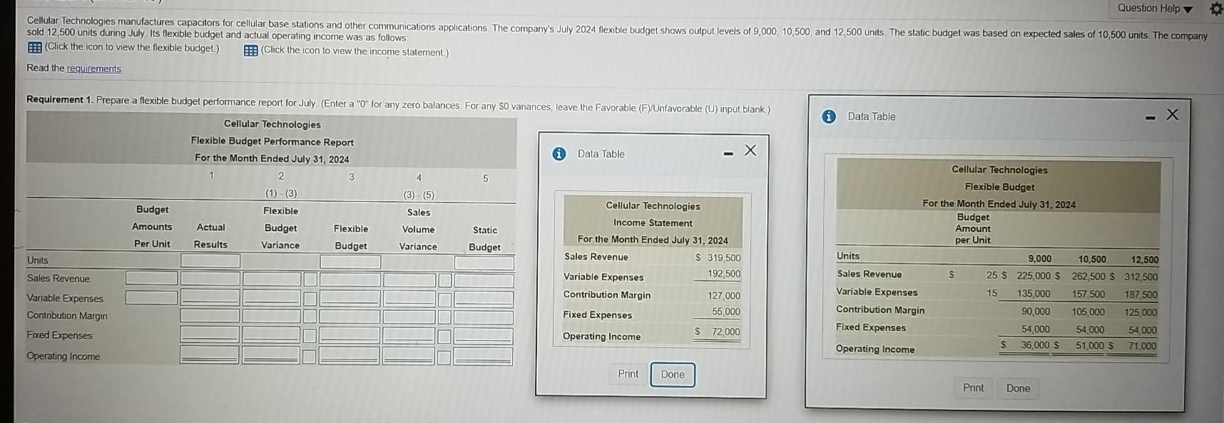 Question Help Cellular Technologies manufactures capacitors for cellular base stations and