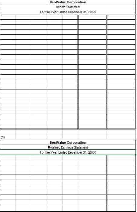 Debit Cash $ 115,290 Accounts Receivable 28,789 Inventory 25,540 Debt Investments 0