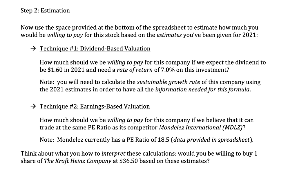 it asks you to use the data provided with this assignment to