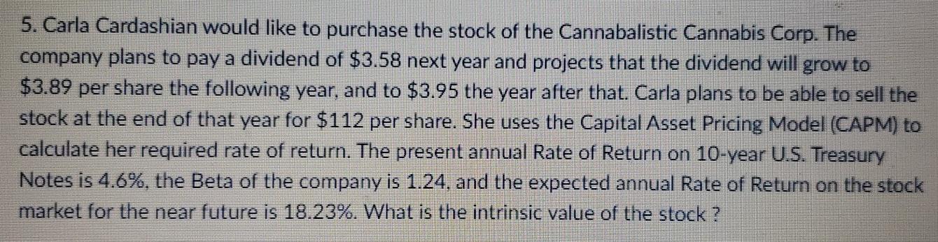 please answer in formulas or financial calculator values and round decimals to