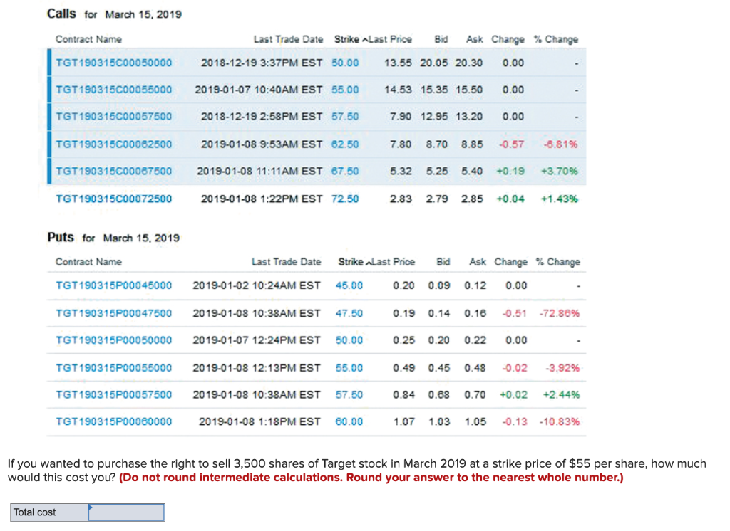  would this cost you? (Do not round intermediate calculations. Round your