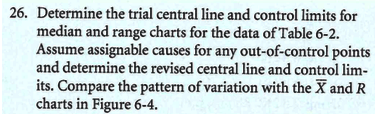 Quality Improvement by Dale Besterfield (9th ed) Chapter 6 - Control Charts