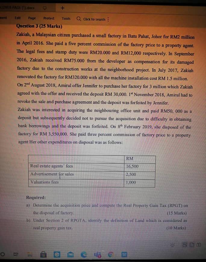 + Edit Page Protect Tools Q Click to search: Question 3