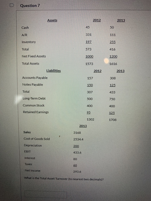 200 EBIT 433.6 Interest 80 Taxes 60 Net Income 293.6 What is
