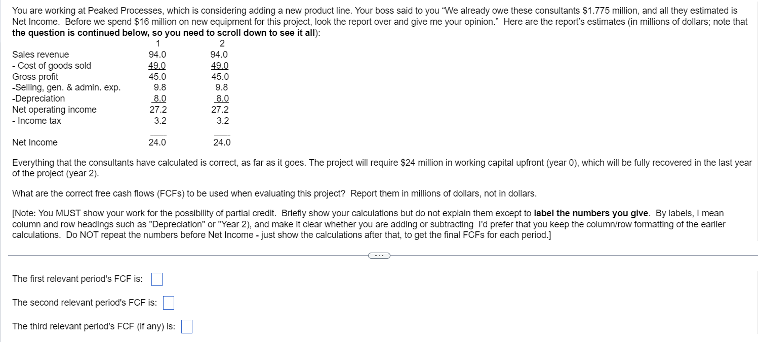 Q6 PLEASE ANSWER CORRECTLY AND PROMPTLY!! PLEASE SHOW ALL WORK!! You are