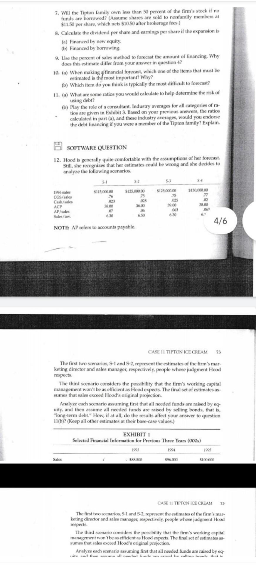 statement assuming all new stock is issued. To help in the estimates