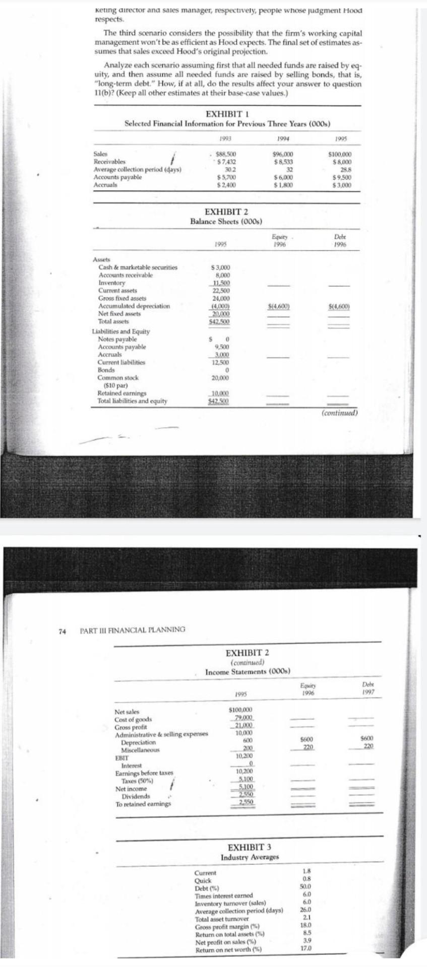 Hood enlists Frank Davis, a recent MBA Davis reminds her that 1996