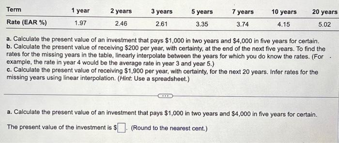 years 2.61 5 years 3.35 7 years 3.74 10 years 4.15 20