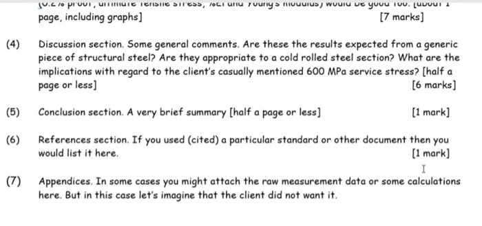 Know how to use appropriate software to draw a graph c) Have
