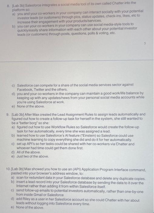 info data, because one contact could attend many meetings b) she realized