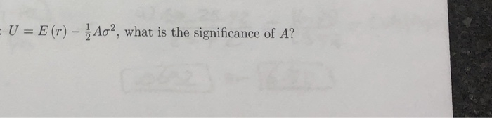 All the steps required, pleas! U E (r) - Ao2, what is