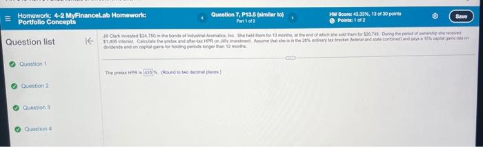  Question list Question 1 The pidax HPR A Round to two