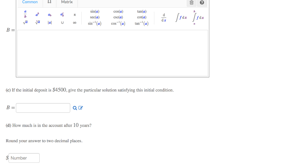 a bank account paying an annual interest rate of 3% compounded continuously.