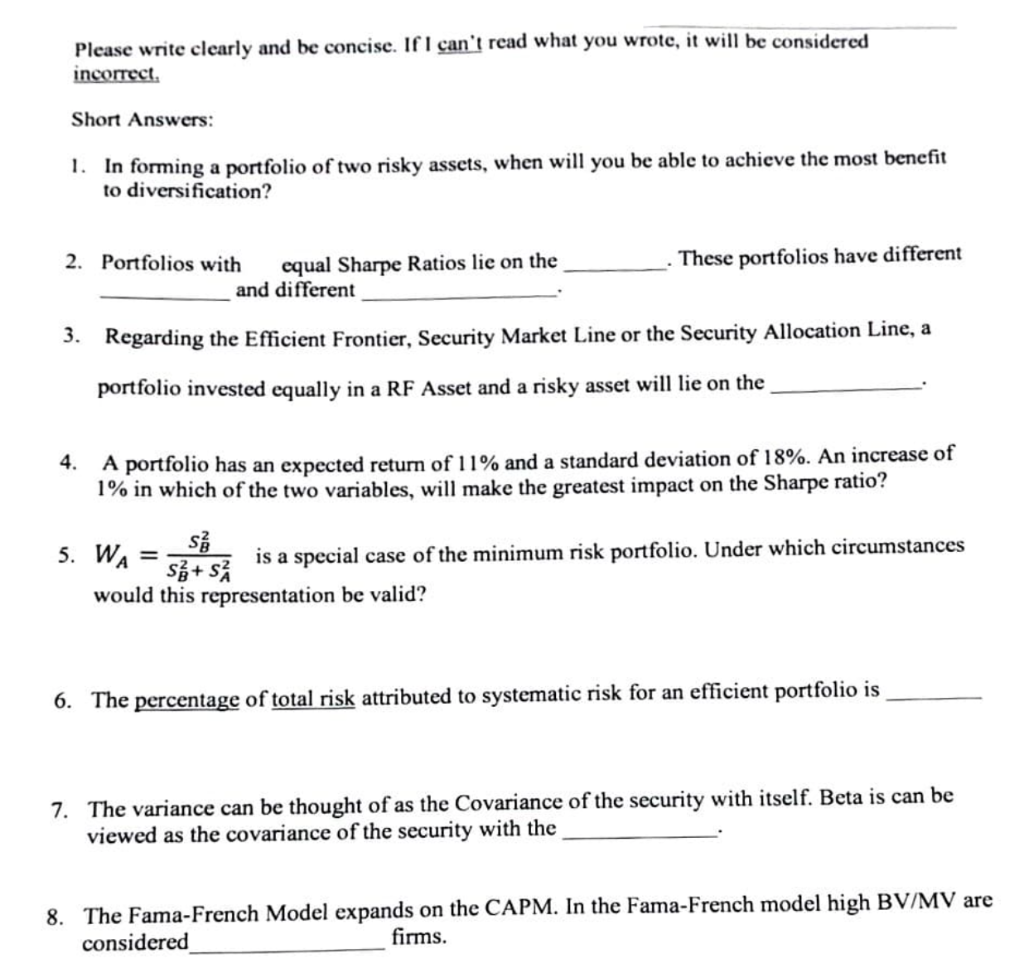 Please write clearly and be concise. If I can't read what