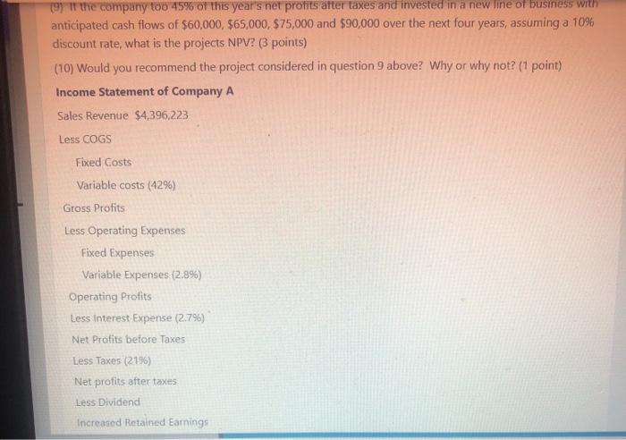 individual question is shown below. Also, your responses should be rounded to