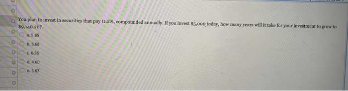 $2,000 and plan to purchase a 10-year certificate of deposit (CD) that