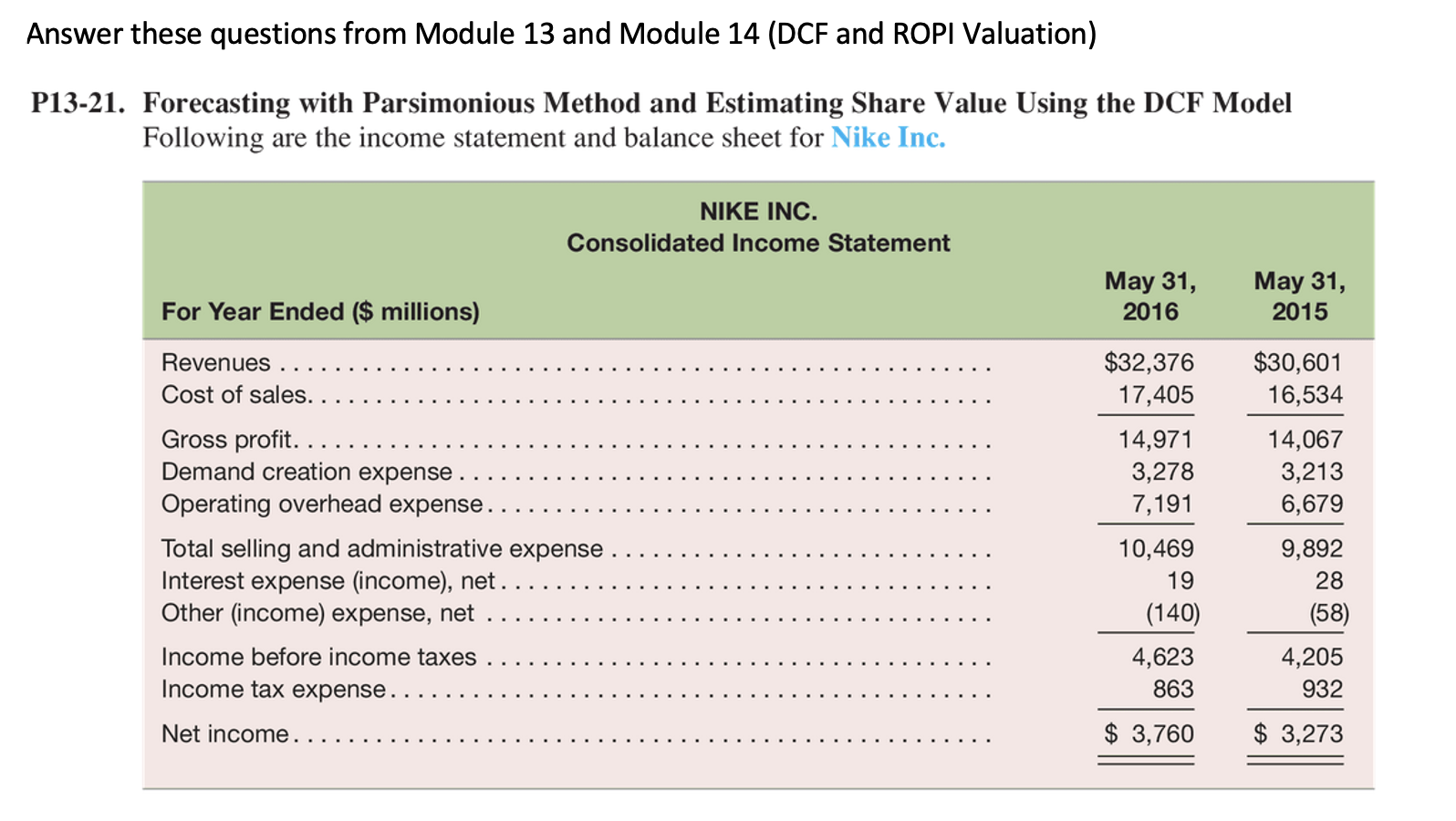 Need answers for C, D and E... Answer these questions from Module