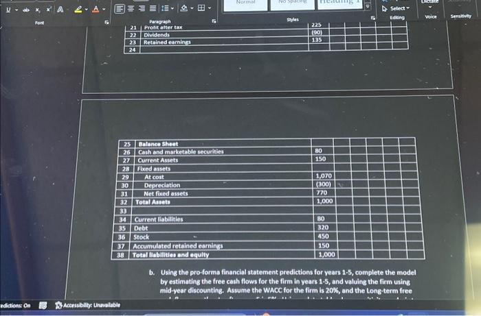 the information provided below 4) This problem introduces the concept of "sustainable