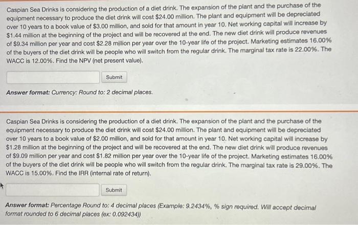 please only answer if you can do both and show steps if