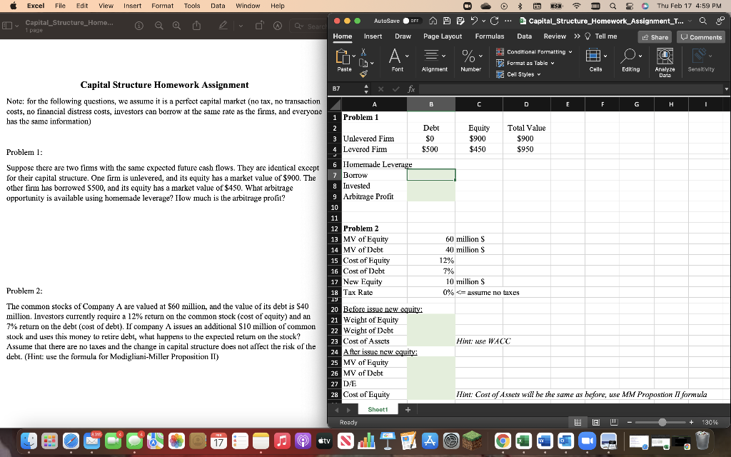  Excel File Edit View Insert Format Tools Data Window Help 2011