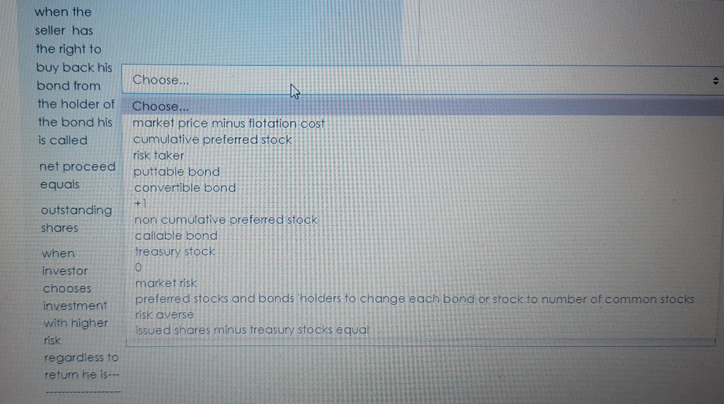 when the seller I need to solve when investor I need to