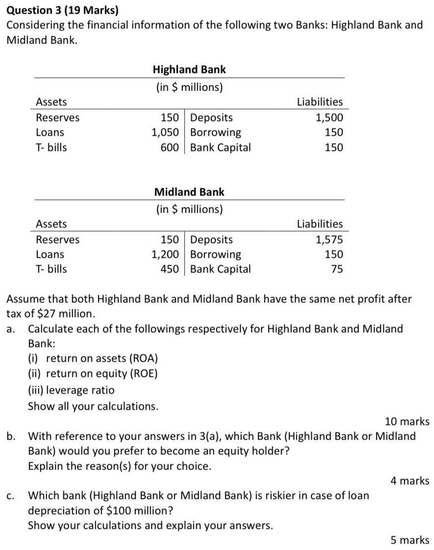  Upvote will be given for your useful help! Question 3 (19