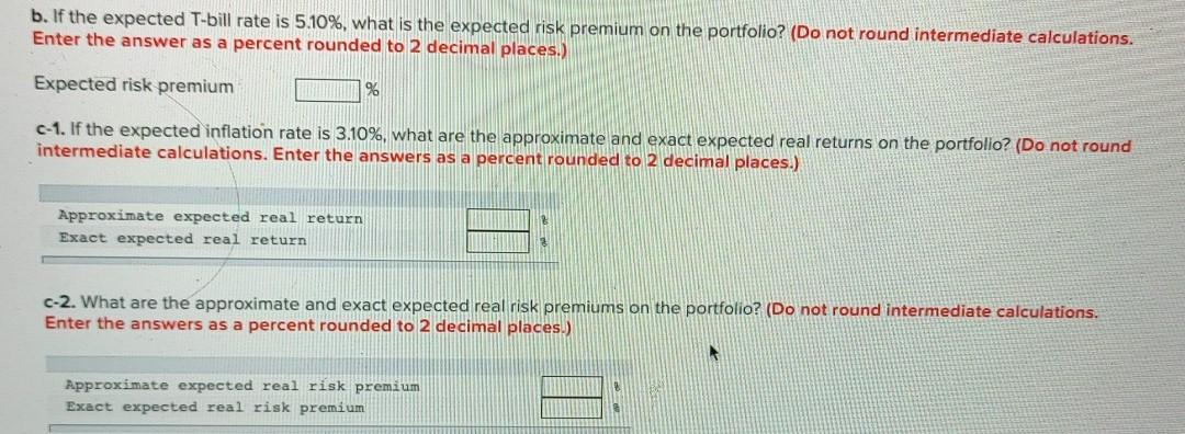 information about three stocks: State of Economy Boom Normal Bust Probability of