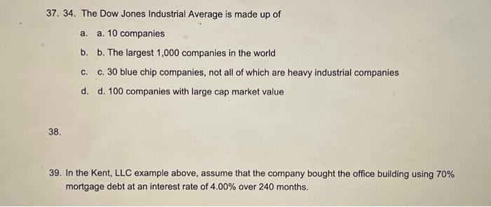 considering an investment in an office building that has the following cash