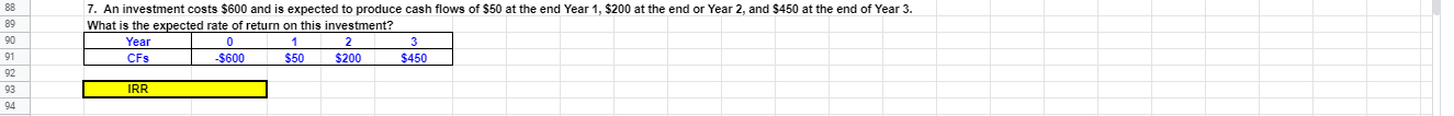 the present value of a 5-year ordinary annuity of $200 plus an