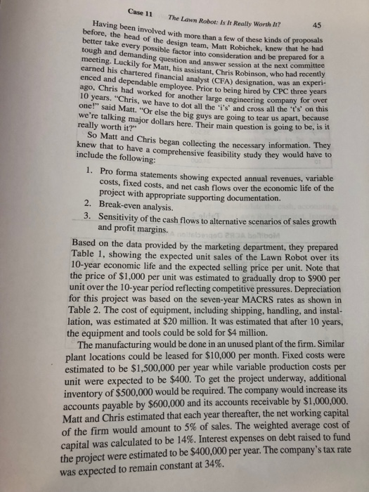 Flow-New Project Analysis The Lawn Robot: Is It Really Worth It? If